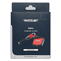 Patriot PDP31 500GB Type-C Portable SSD - Red / Black