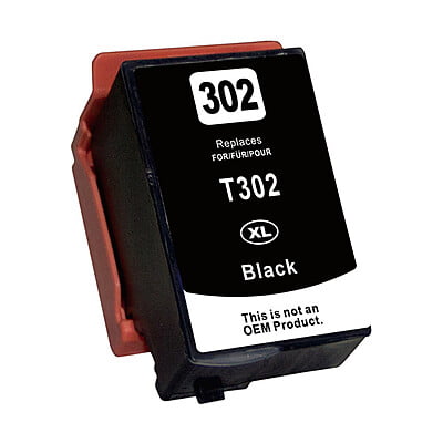 302BXL Premium Black Compatible Epson Inkjet Cartridge (Replacement for 302XL Black)