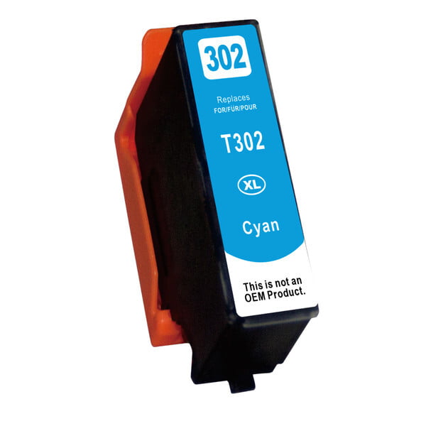 302XL Premium Cyan Compatible EPSON Inkjet Cartridge (Replacement for 302XL Cyan) 302XL Premium Cyan Compatible EPSON Inkjet Cartridge (Replacement for 302XL Cyan)