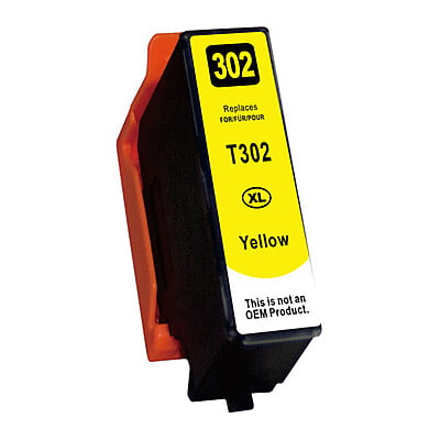 302XL Premium Yellow Compatible Inkjet Cartridge (Replacement for 302XL Yellow)