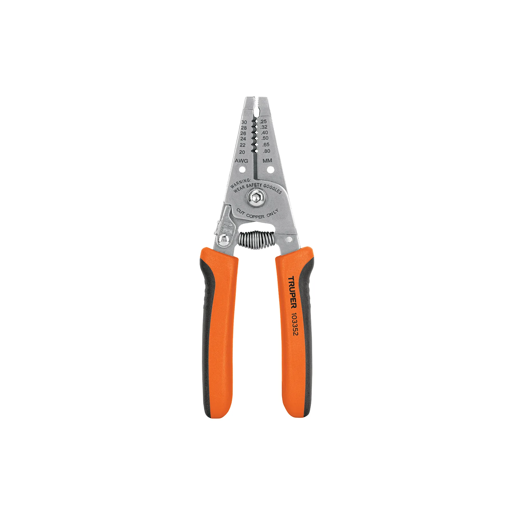 Pinza 6" pela cables, 30 a 20 AWG, TRUPER - PE-CA-62 / 103352