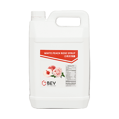 SYRUP-White Peach Rose