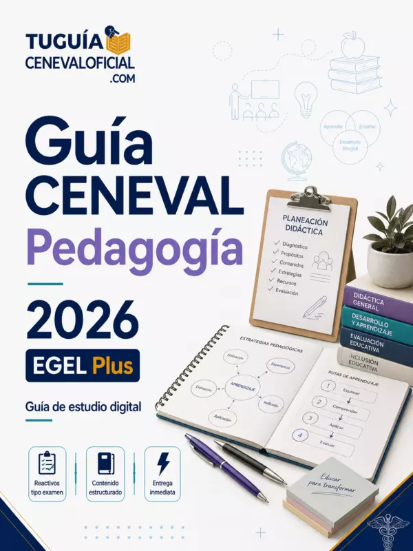 Guía CENEVAL Pedagogía 2026