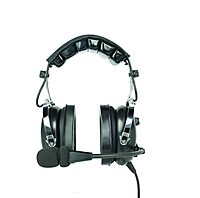 POOLEYS Aviation Headset - Dual Plug - Passive + FREE Headset Bag + FREE Accessories