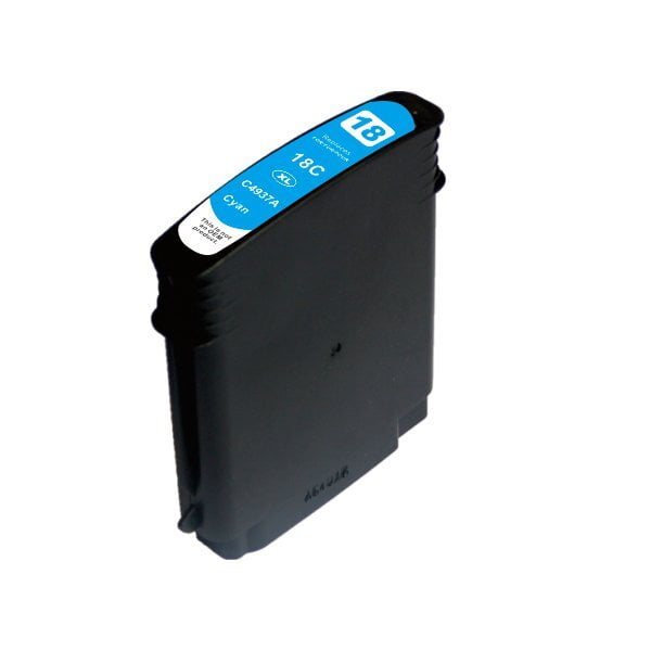 #18 High Yield Cyan Compatible HP Inkjet Cartridge