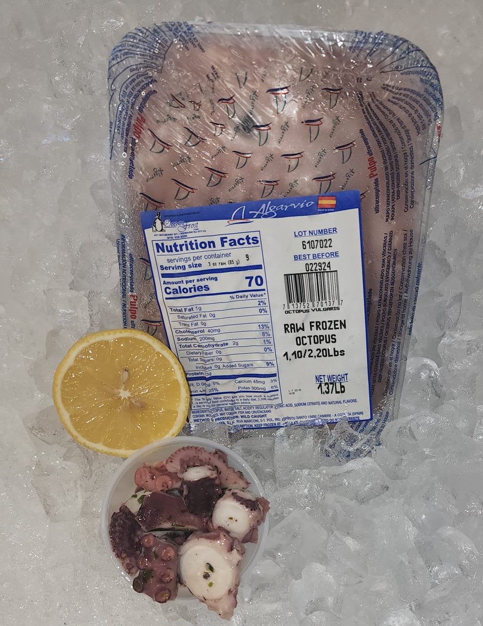 Baby Octopus (1 3/4 to 2 1/2 lbs each package)