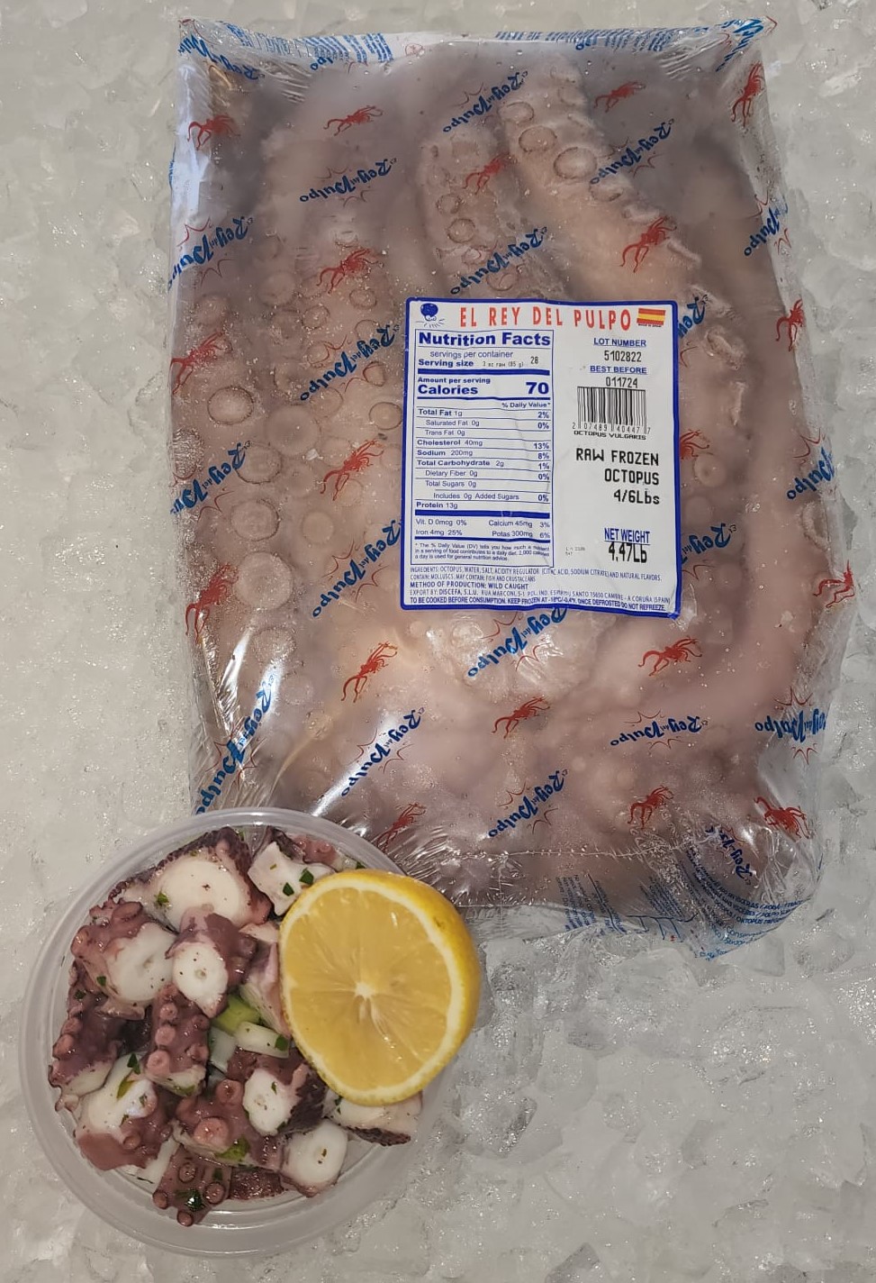 Octopus (4-6 lbs each package)