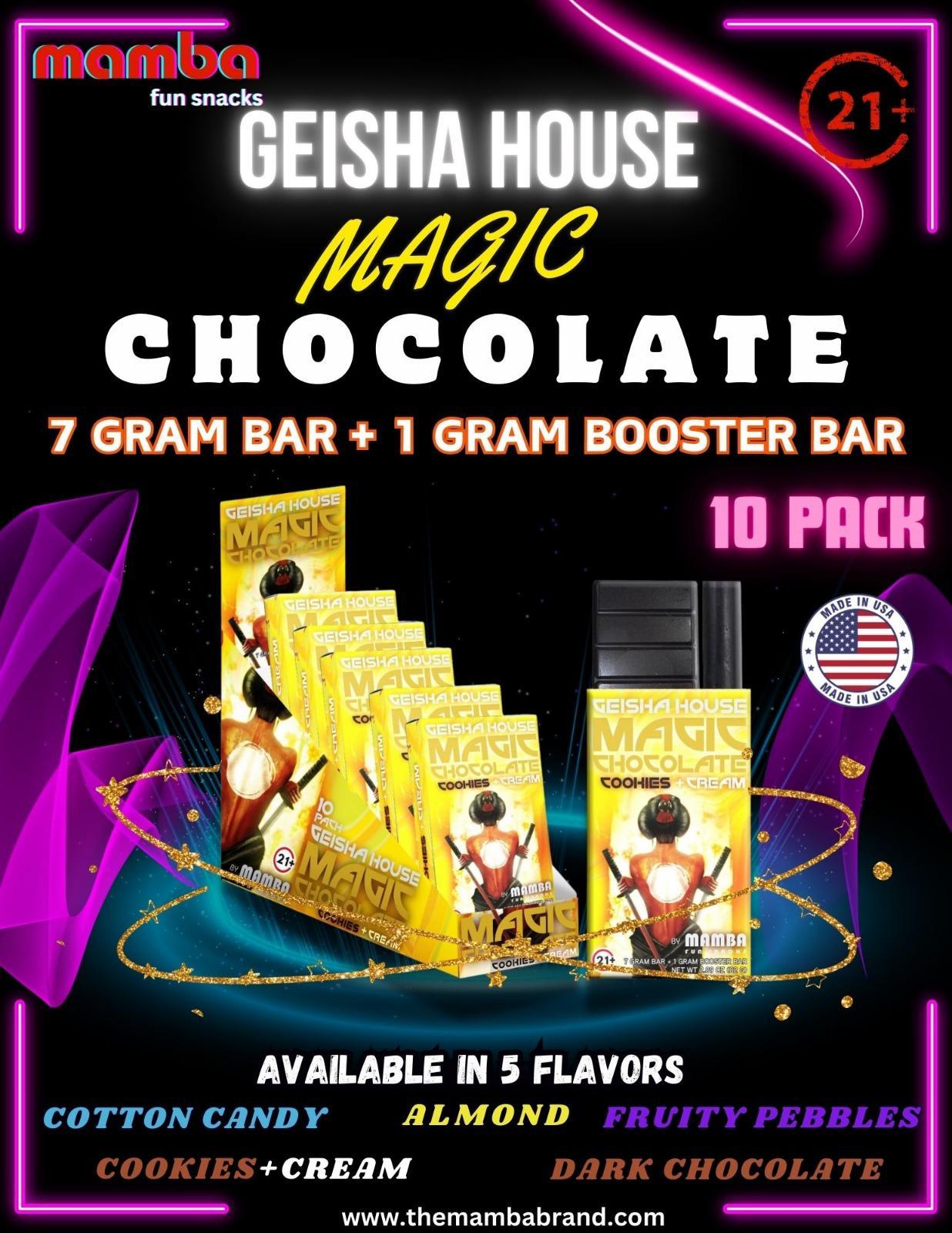 GEISHA HOUSE MAGIC CHOCOLATE 7GRAM BAR