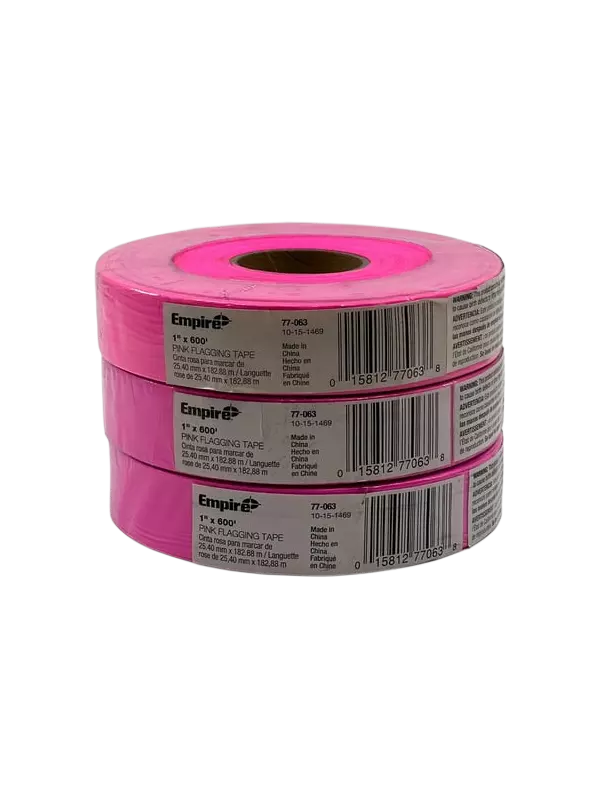 PINK FLAGGING TAPE 1''