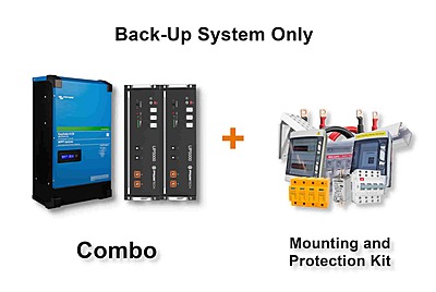 5.0 kW VICTRON EasySolar - PYLONTECH Combo, c/w 2x 4.8 kWh Lithium Batteries