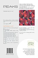 Peaks Modern Quilt Pattern | Zen Chic | Brigitte Heitland | #PKQP