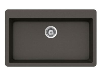 Large Single Bowl Granite Composite - Dark Grey Large Single Bowl Granite Composite - Dark Grey