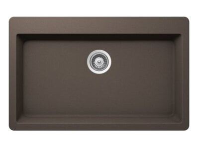 Large Single Bowl Granite Composite - Brown Large Single Bowl Granite Composite - Brown