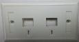 ProLink 2-PORT SINGLE GANG FACEPLATE