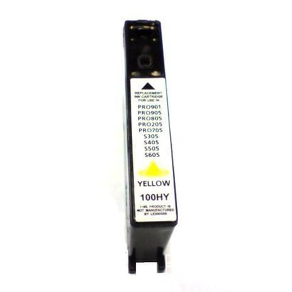 100XL Yellow Compatible Lexmark Inkjet Cartridge