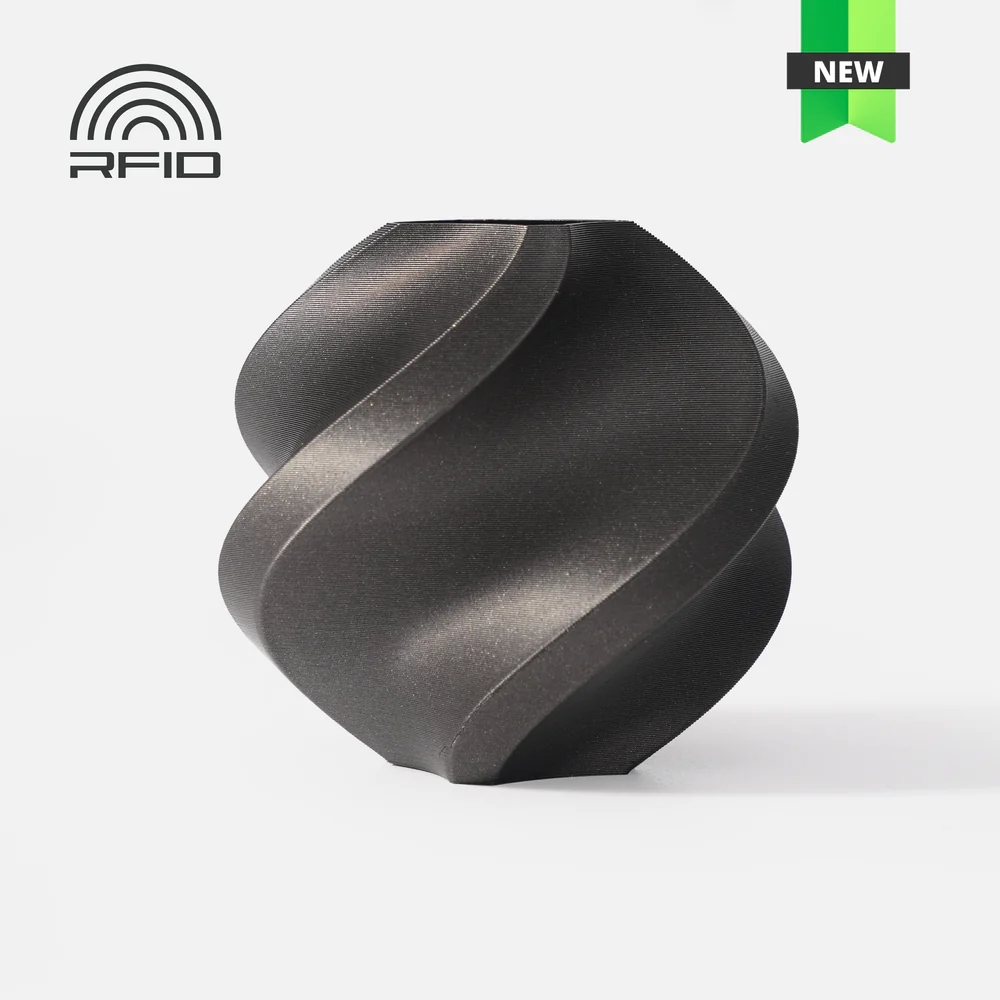 Bambu PLA Metal - Iron Gray Metallic+Reusable Spl Bambu PLA Metal - Iron Gray Metallic+Reusable Spl