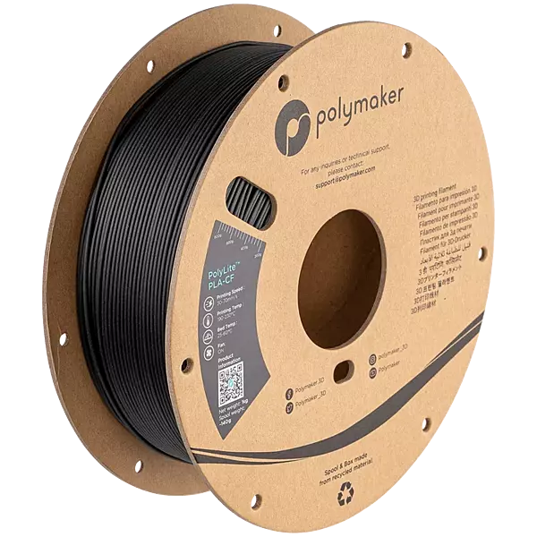 PolyLite™ PLA-CF(1.75mm, 1000g) Black