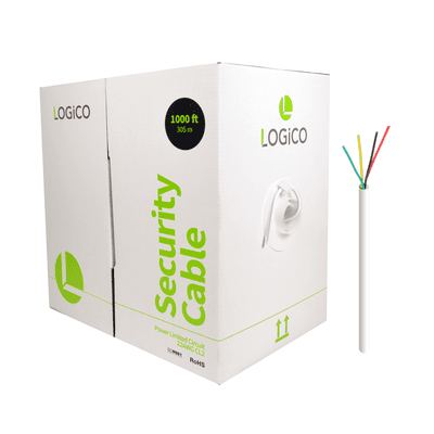 Security Cable 22/4 CCA Solid 1000Ft White