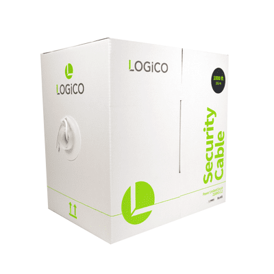 Security Cable 22/4 CCA Solid 1000Ft White Security Cable 22/4 CCA Solid 1000Ft White