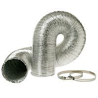 GE PM08X10085 Flexible Aluminum 8' Transition Duct