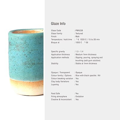 Sara Mid Fire Textured Green Blue PMA239