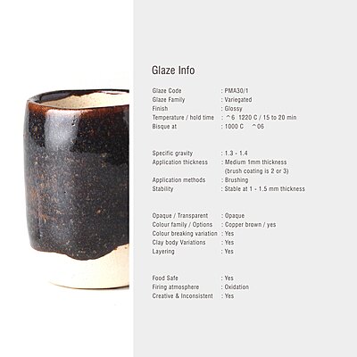 Sara Mid Fire Textured Chocolate Brown PMA30/1