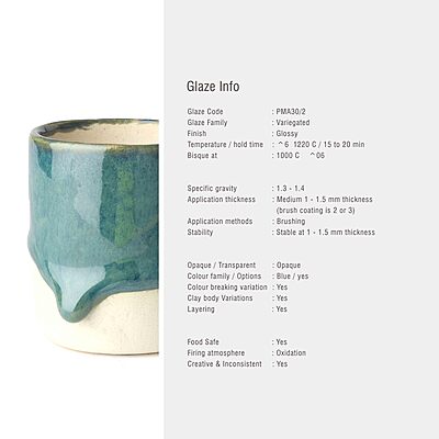 Sara Mid Fire Textured Steel Blue PMA30/2