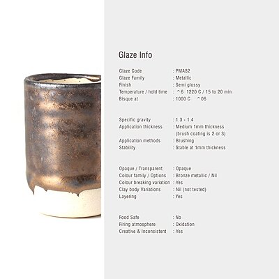 Sara Mid Fire Metallic Bronze PMA82 Sara Mid Fire Metallic Bronze PMA82