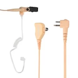 2-Wire Surveillance Kit with Clear Translucent Tube (Beige) — PMLN6445A