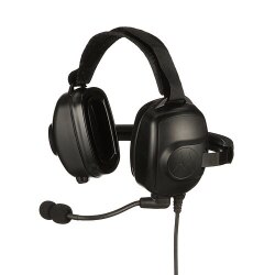 Heavy-Duty, Behind-the-Head Headset With Noise- Canceling Boom Microphone — PMLN6760A