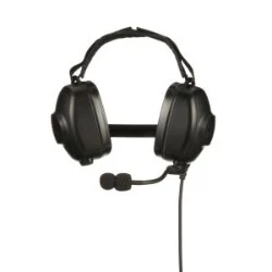 Heavy-Duty, Behind-the-Head Headset With Noise- Canceling Boom Microphone — PMLN6763A