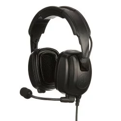 Heavy-Duty, Over-the-Head Headset With Noise- Canceling Boom Microphone — PMLN7465A