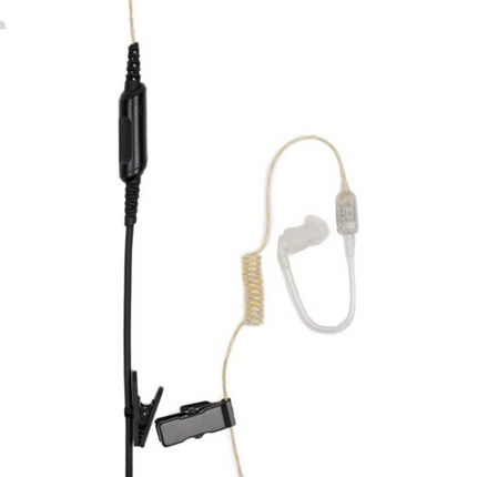 AUDIO ACCESSORY-EARPIECE,1-WIRE ENH CLEAR TUBE EARPIECE, 2.5MM SINGLE PIN, ANGLED - PMLN8191A
