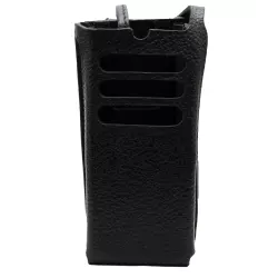 Hard Leather Carry Case, 3” Swivel Belt Loop For No Keypad Radio — PMLN8665A
