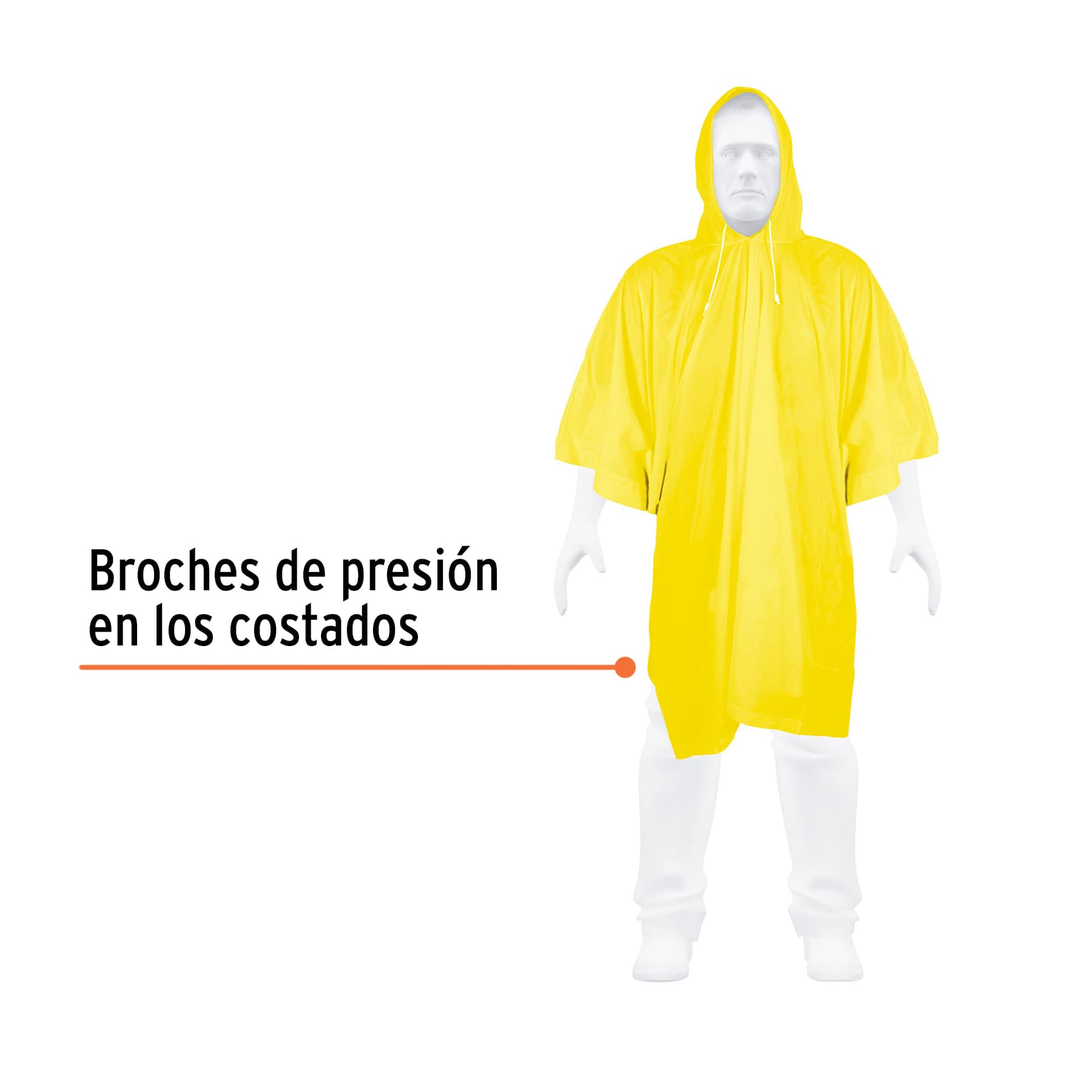 Poncho unitalla, espesor 0.25mm, PVC - PONCHO / 14412