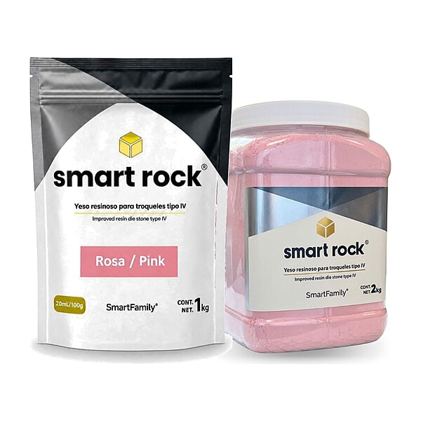 SmartRock rosa en bolsa de 1 kg y en bote de 2 kg SmartRock rosa en bolsa de 1 kg y en bote de 2 kg