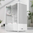 U610 ATX Cabinet with SMPS ULTRA- White V8205 Ultra White - WITHOUT SMPS