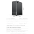 U610 ATX Cabinet with SMPS ULTRA- Black V8205 Ultra Black - WITHOUT SMPS