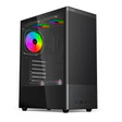 U610 ATX Cabinet with SMPS ULTRA- Black V8205 Ultra Black - WITHOUT SMPS