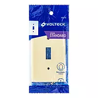 Placa de ABS para interruptor vertical, Standard, marfil - PPAP-S / 46415