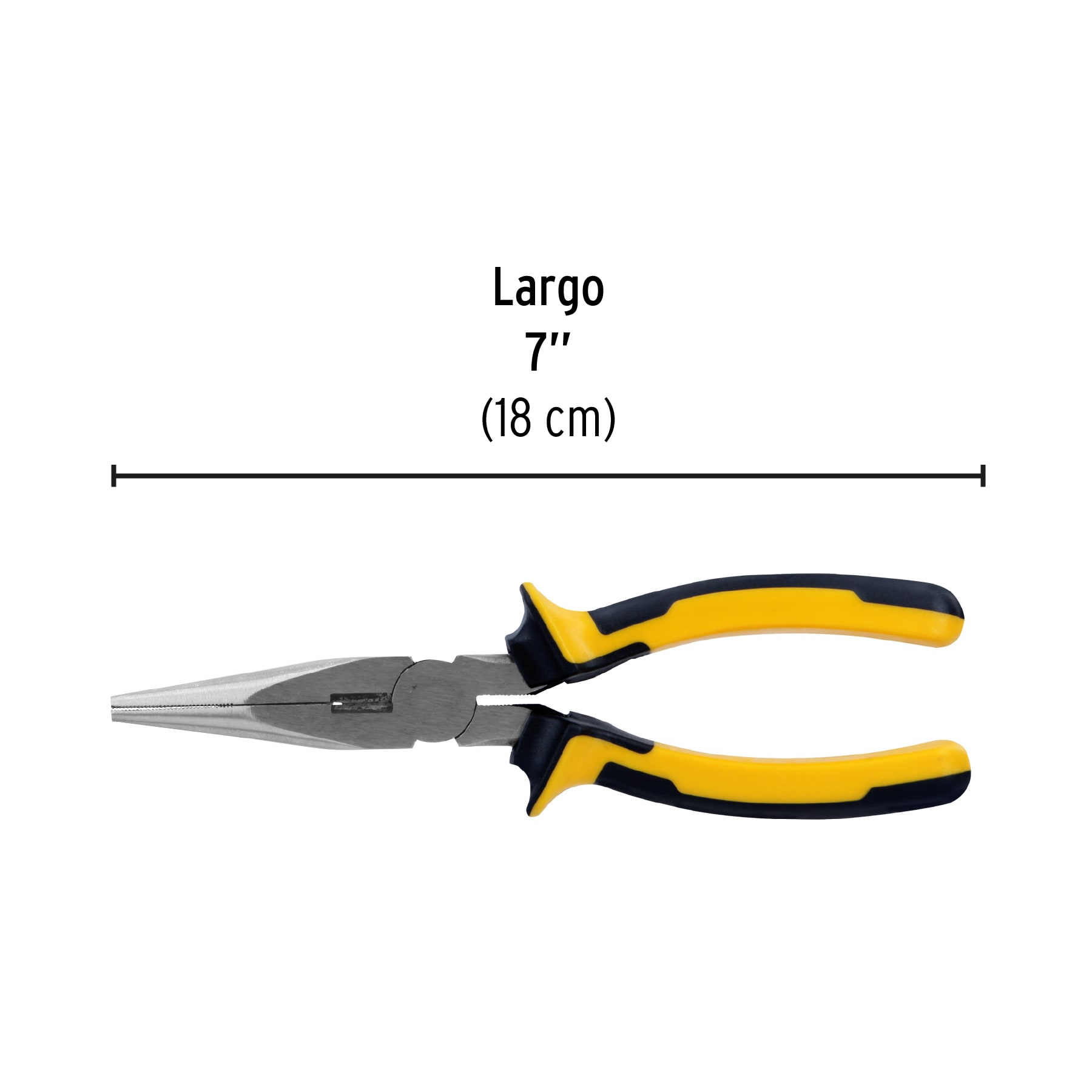 Pinza de punta y corte 7', mango comfort grip, Pretul - PPC-7PX / 22677