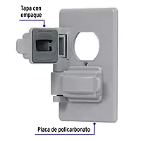 Placa dúplex de policarbonato para intemperie,línea Standard - PPIN-DOS / 46410
