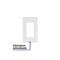 Placa 1 ventana, de policarbonato, línea Classic - PPSE-CL / 46418