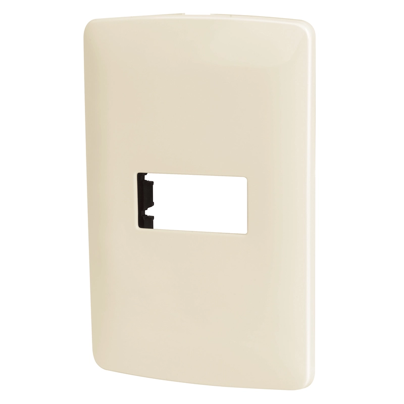 Placa 1 módulo de ABS, línea Italiana, color marfil - PPSE-I / 48088