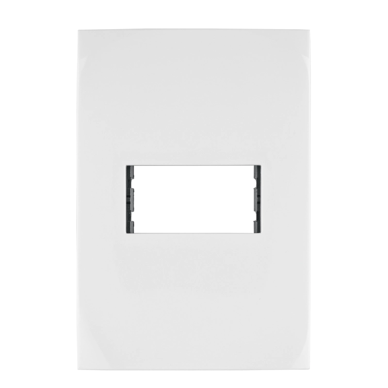 Placa 1 módulo de ABS, línea Oslo, color blanco - PPSE-OB / 48303