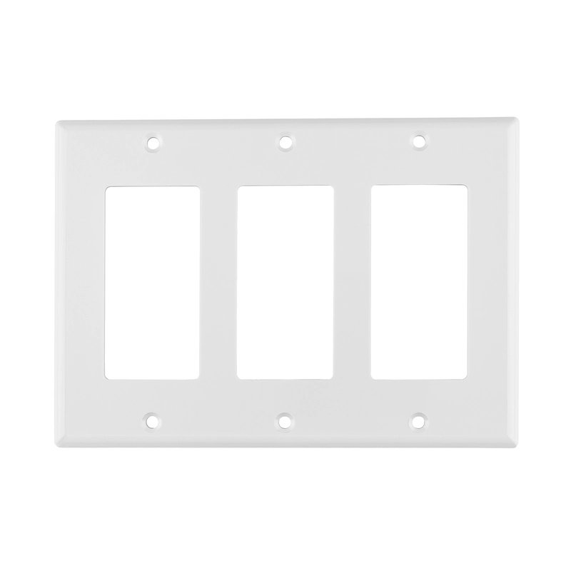 Placa 3 ventanas, de policarbonato, línea Classic - PPTR-CL / 46420
