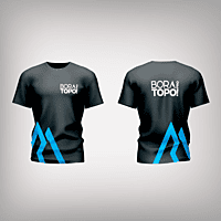 CAMISETA TACTEL - BORA PRO TOPOO - PRETO