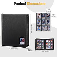 324 SLOTS TOPLOADER BINDER WITH DISPLAY WINDOW