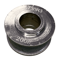 CNC Profile Wheel - 35mm Bore, T30, R3, Electroplated, 200 # POS 3