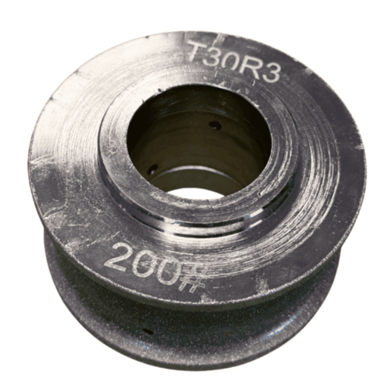 CNC Profile Wheel - 35mm Bore, T30, R3, Electroplated, 200 # POS 3